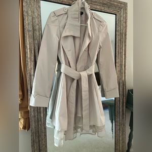 BEBE raincoat. Never worn!